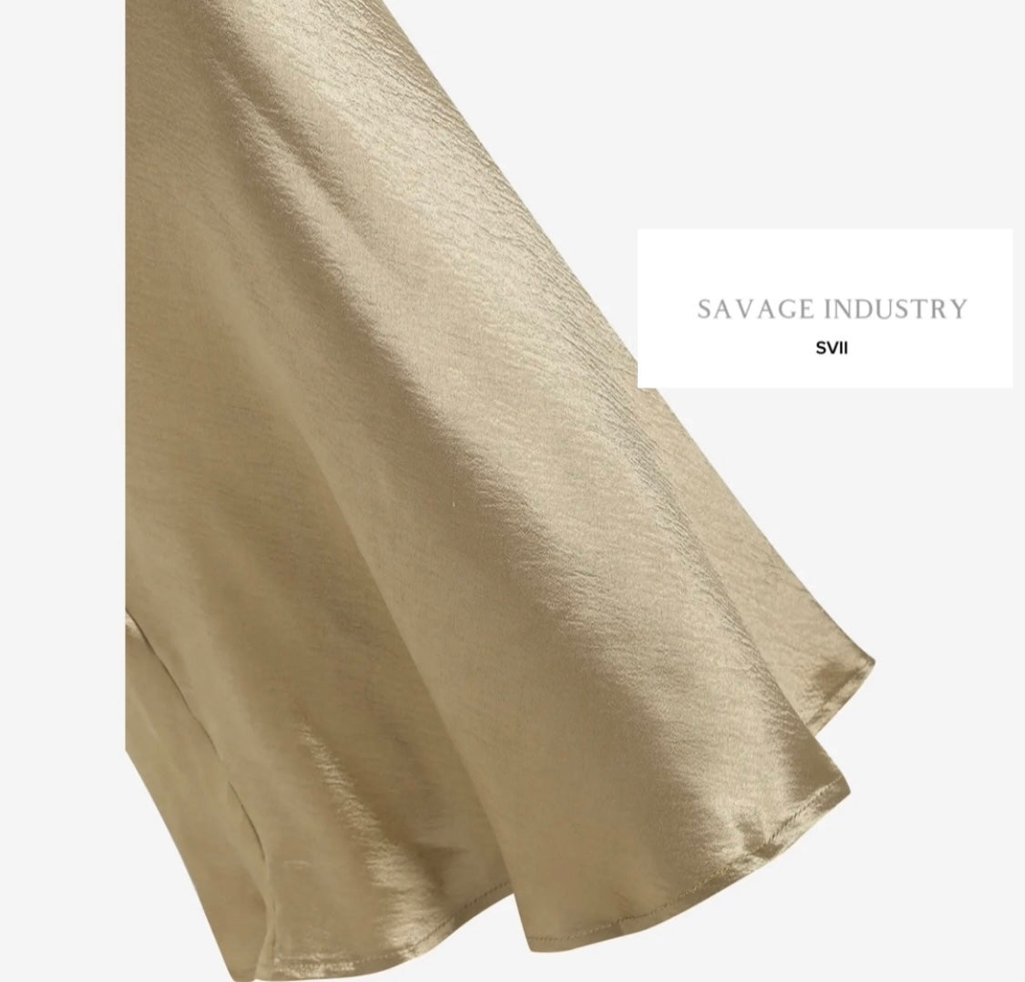 Satin Elegant Dress