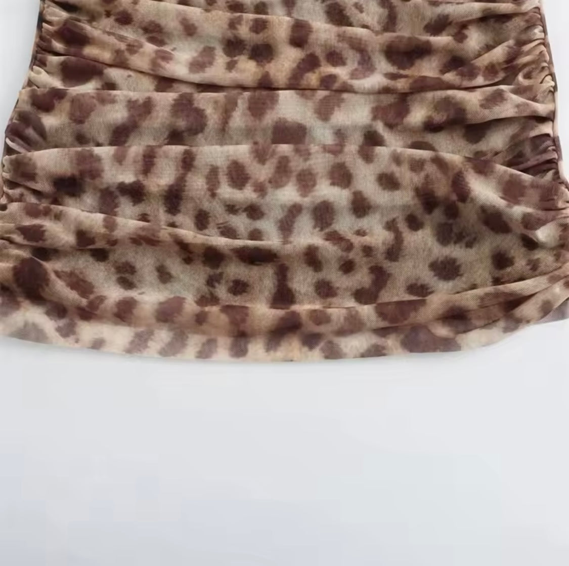 2-Piece Leopard Print Top