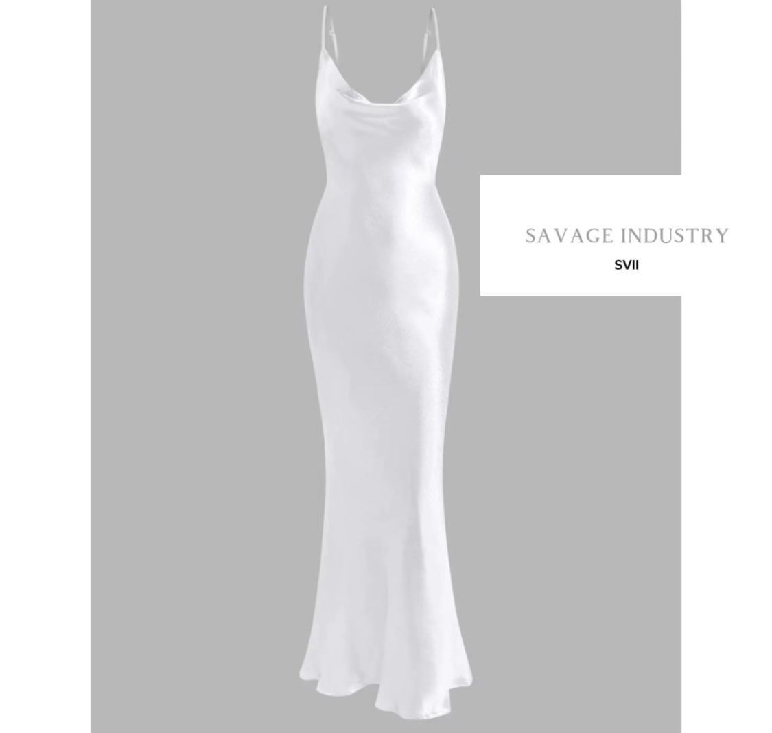 Satin Elegant Dress