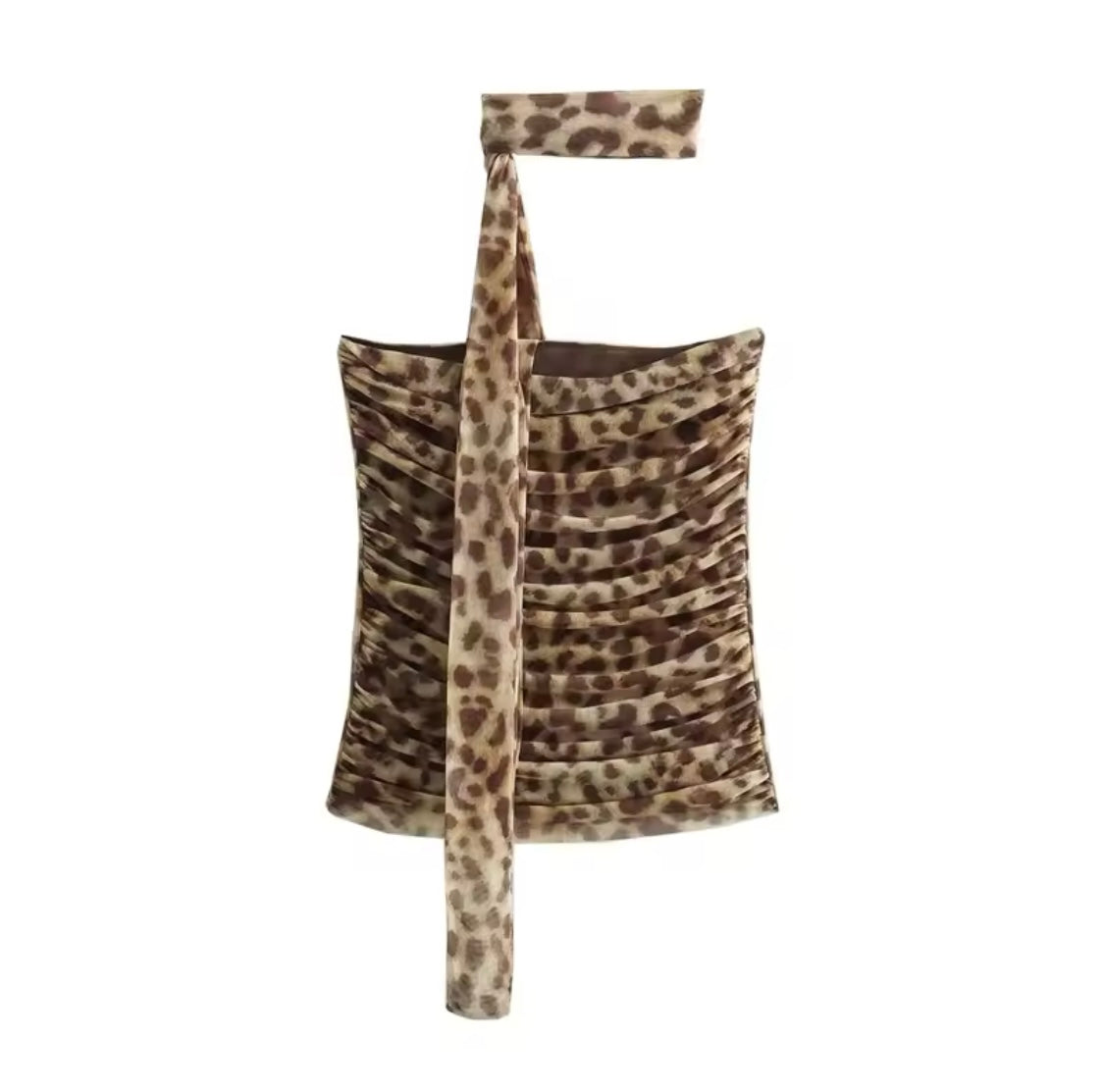 2-Piece Leopard Print Top