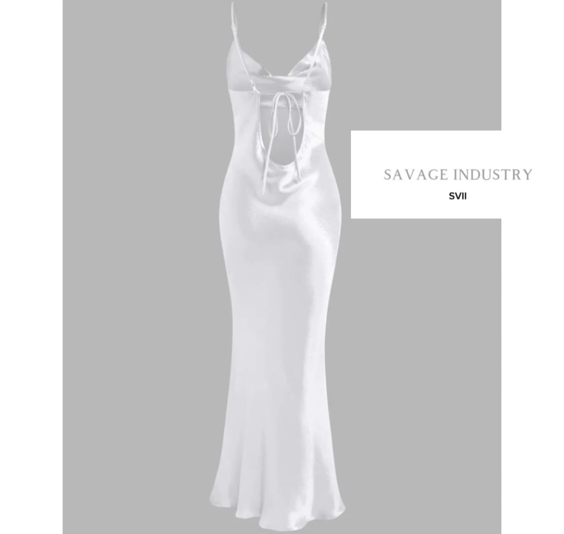 Satin Elegant Dress