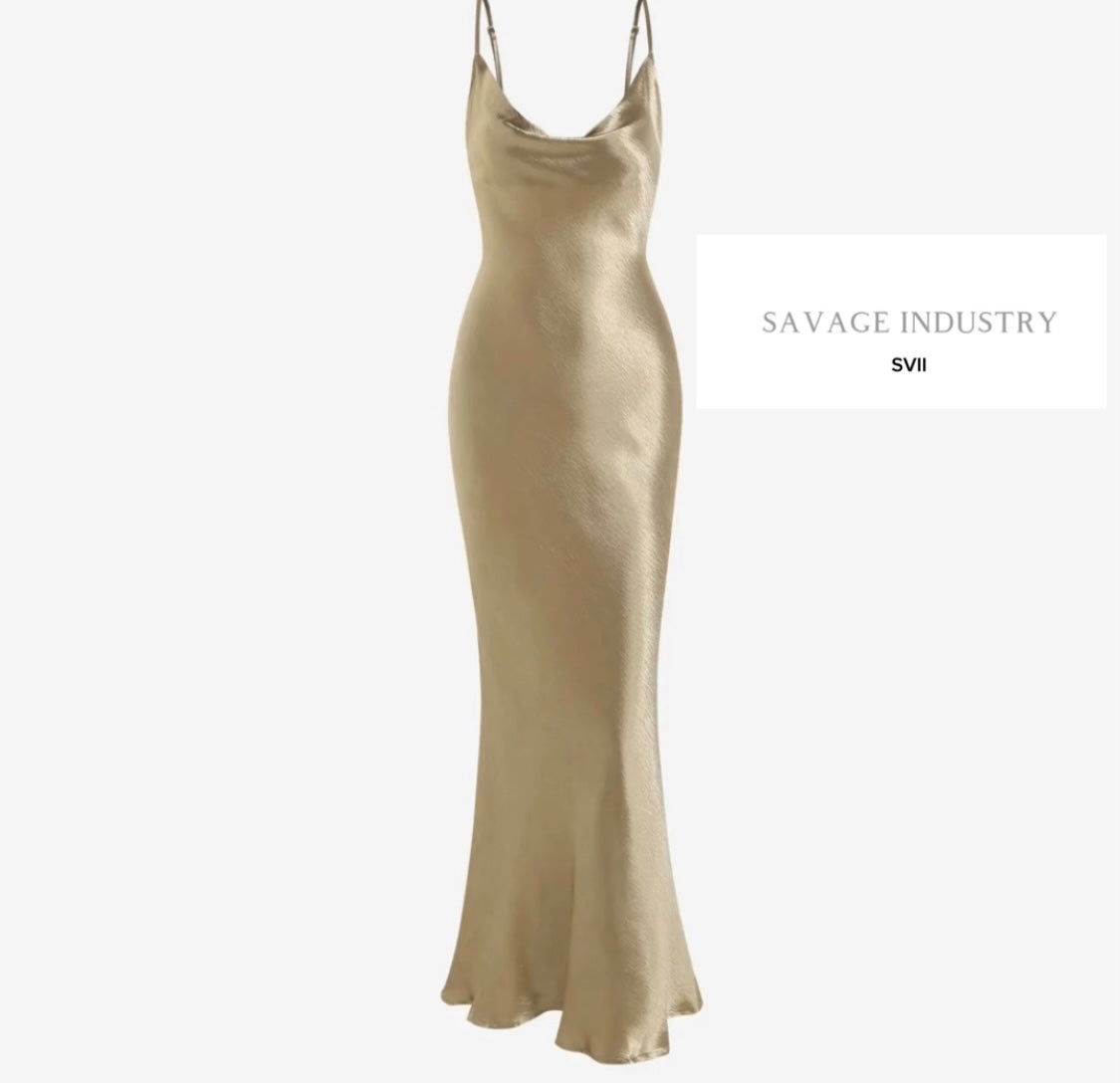 Satin Elegant Dress