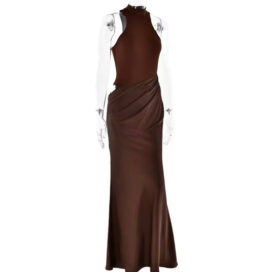 Elegant Coffee Dress