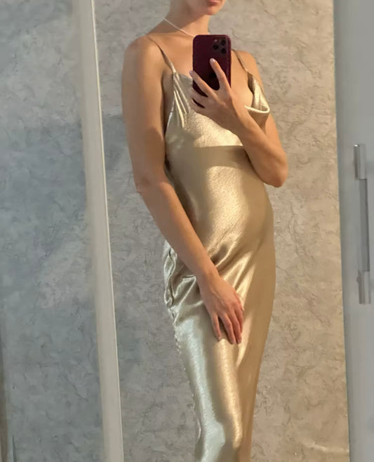 Satin Elegant Dress